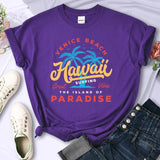 T-shirt "Venice Beach Hawaii" - Vibes Tropicali e Stile Vintage