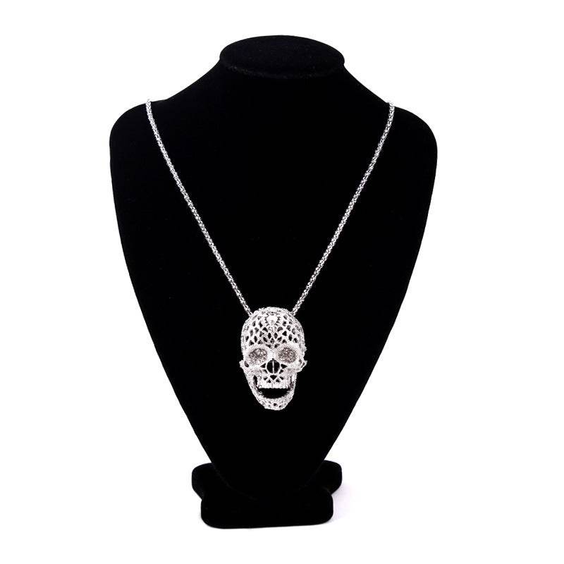 Collana Teschio Argento - Eleganza Ribelle - Come Moon 
