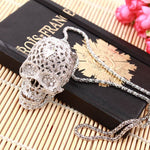 Collana Teschio Argento - Eleganza Ribelle - Come Moon 