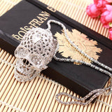 Collana Teschio Argento - Eleganza Ribelle - Come Moon 