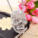 Collana Teschio Argento - Eleganza Ribelle - Come Moon 