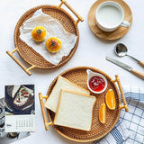 Vassoio Rattan Minimal - Come Moon 