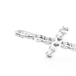 Collana con Croce piena in Zirconi - Eleganza e Luminosità - Come Moon 