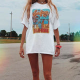 T-shirt Surf California – Stile vintage e vibes estive - Come Moon 