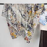 Scialle double face in seta e lana – tono su tono - Come Moon 