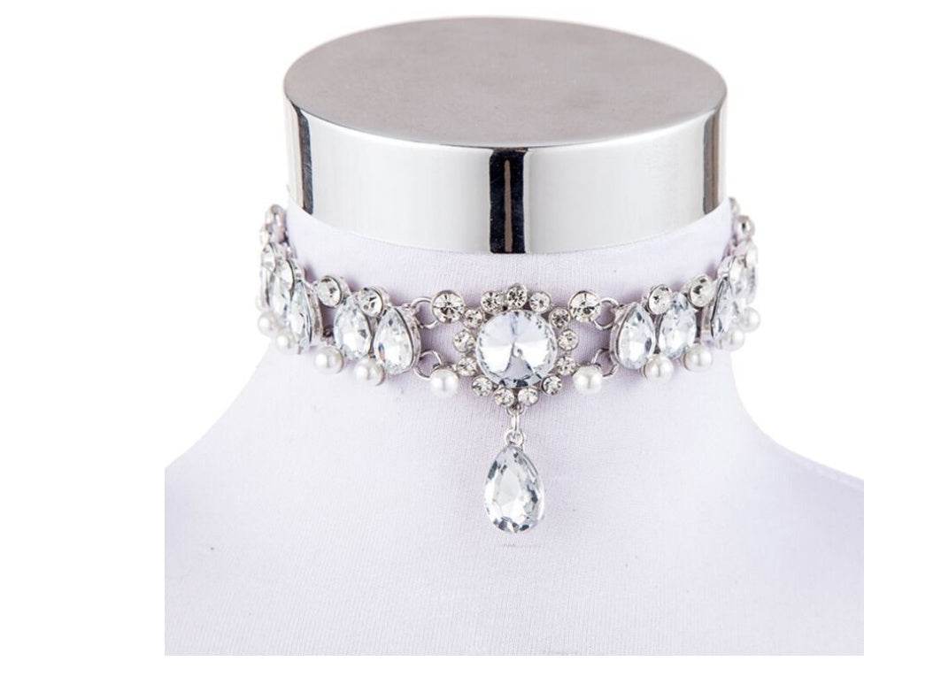 Lusso e Raffinatezza - Choker in Oro e Argento - Come Moon 