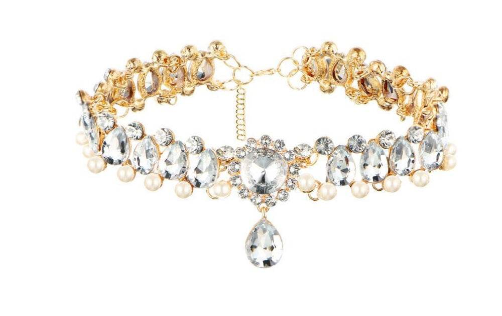 Lusso e Raffinatezza - Choker in Oro e Argento - Come Moon 