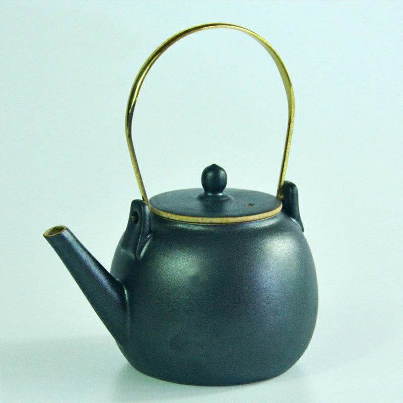 Teiera giapponese in ceramica artigianale - Come Moon 