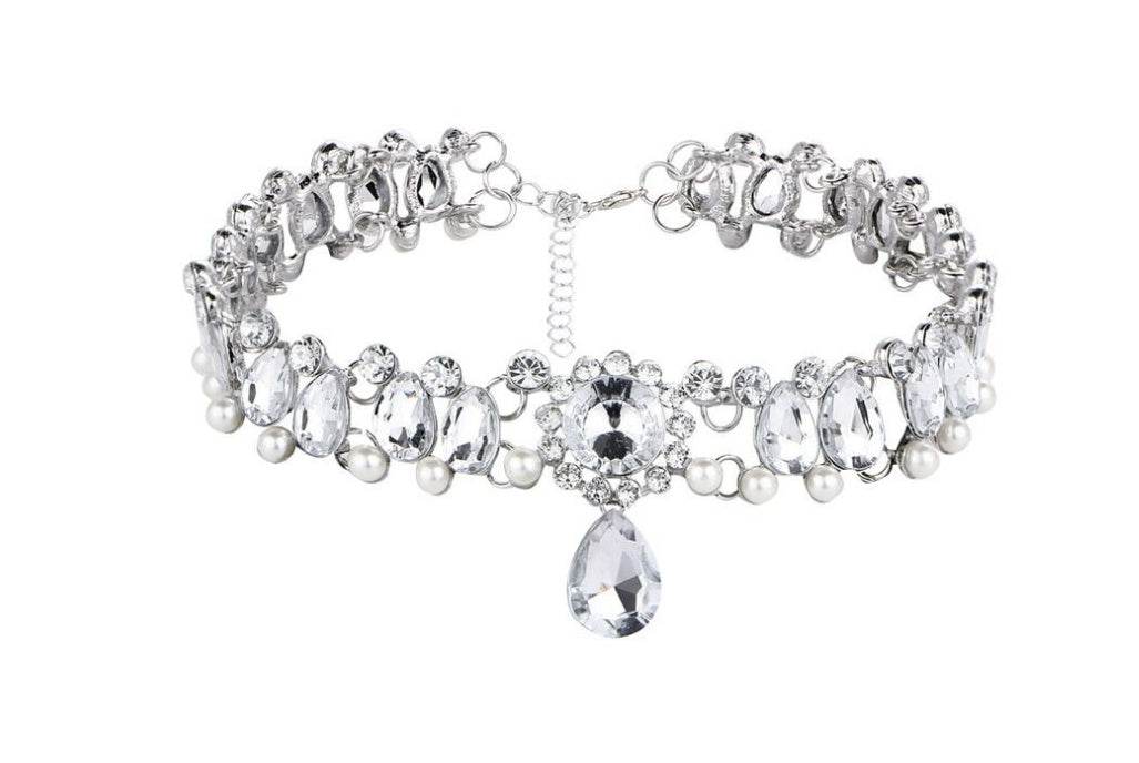 Lusso e Raffinatezza - Choker in Oro e Argento - Come Moon 