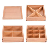 Scatola Bento in Legno a Strati - Come Moon 