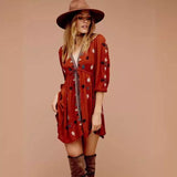 Abito "Soul of Summer" – Boho Chic con Ricami e Laccetti