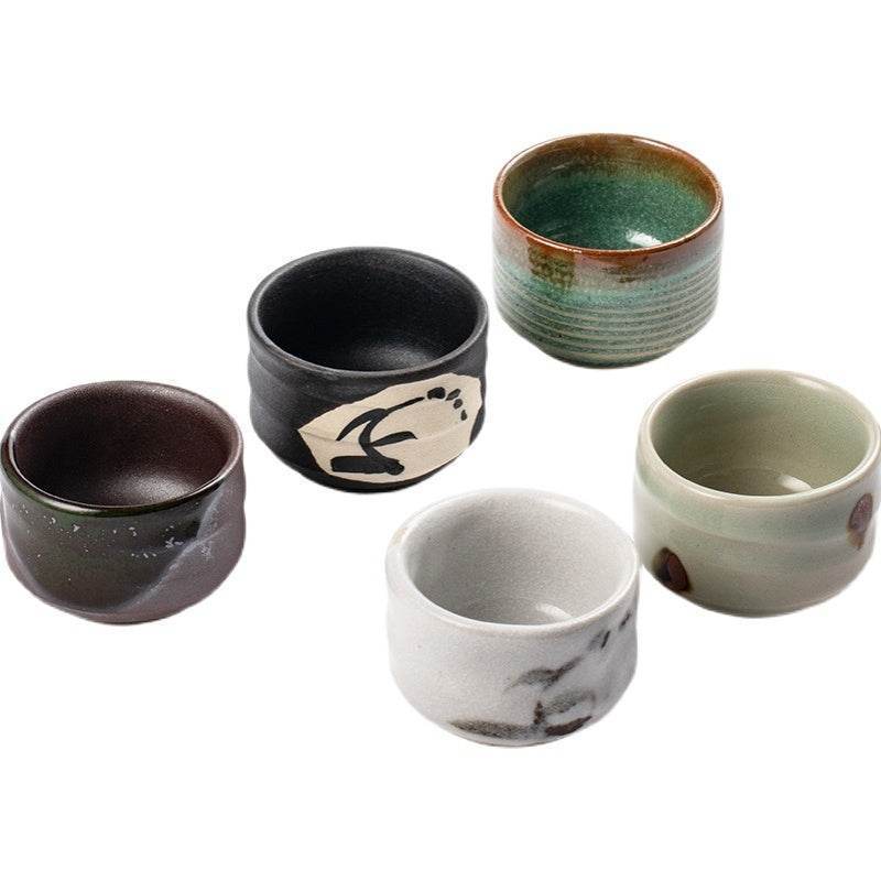 Set 5 coppette in ceramica vintage – stile giapponese - Come Moon 