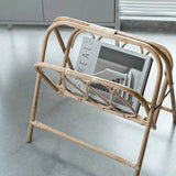 Porta riviste in rattan stile giapponese - Come Moon 
