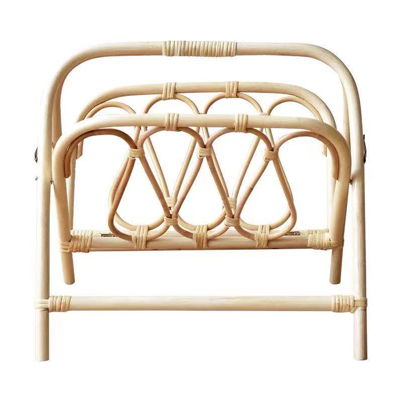 Porta riviste in rattan stile giapponese - Come Moon 