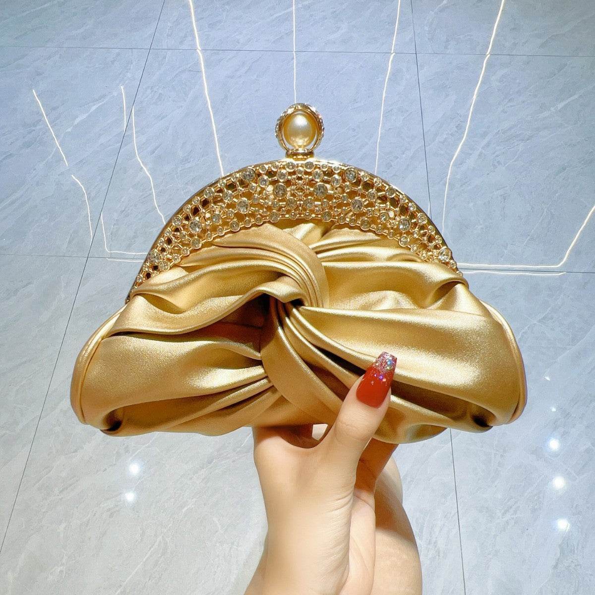 Clutch Royal Glam con Dettagli Gioiello - Come Moon 