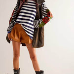 Felpa a righe dal design originale - Come Moon 