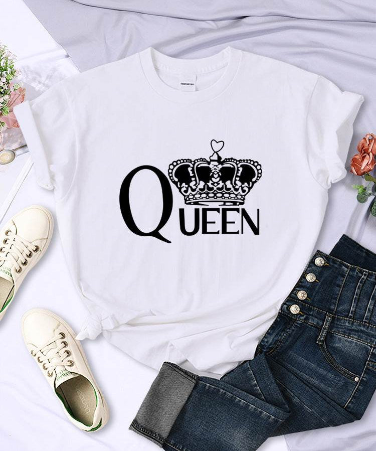 T-shirt "QUEEN" - Stile Regale con un Tocco Casual