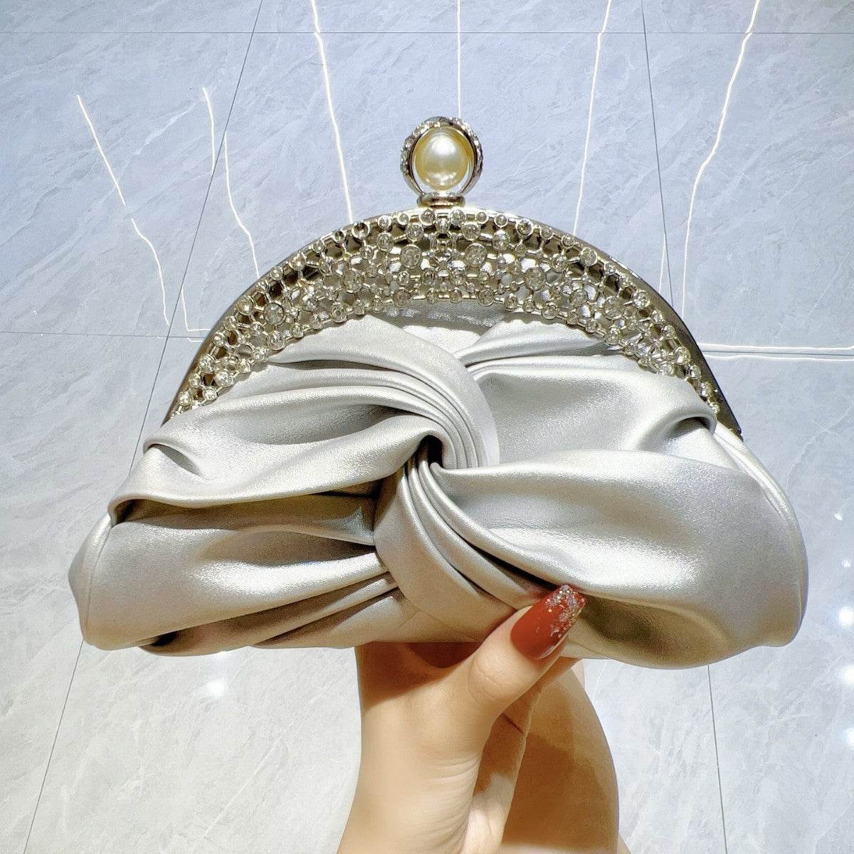 Clutch Royal Glam con Dettagli Gioiello - Come Moon 
