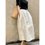 Gonna Jacquard con Tulipani in Rilievo – Eleganza e Dettagli Unici - Come Moon 
