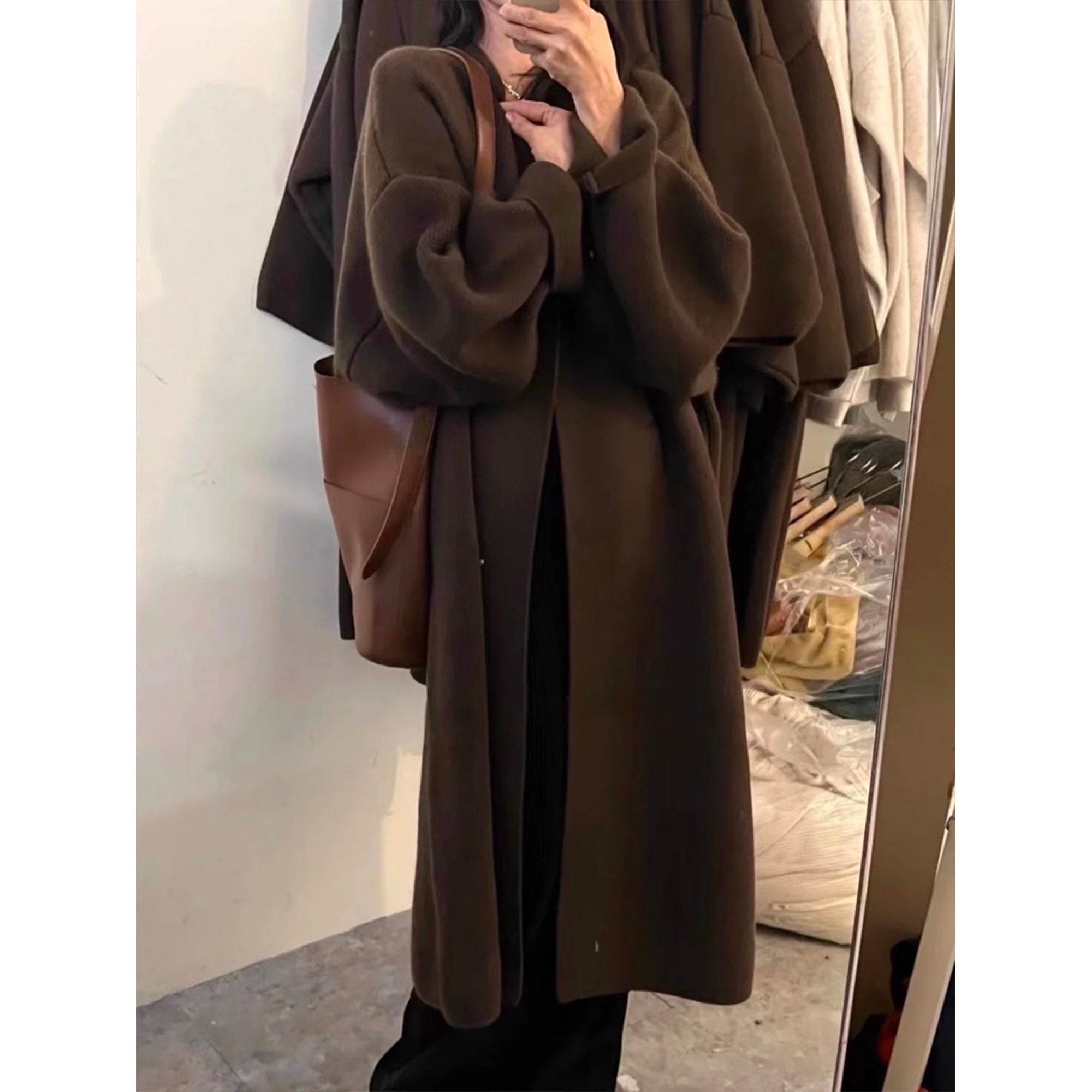 Cappotto Oversize in Lana Misto Cachemire – Modello “Lina” - Come Moon 