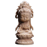 Guanyin in bosso — scultura raffinata - Come Moon 