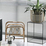 Porta riviste in rattan stile giapponese - Come Moon 