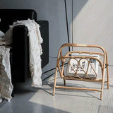 Porta riviste in rattan stile giapponese - Come Moon 