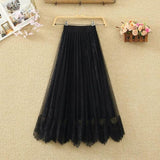 Gonna in Tulle con Ricami - Come Moon 