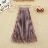 Gonna in Tulle con Ricami - Come Moon 