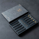 Set 5 coppie di bacchette in legno – stile e tradizione - Come Moon 